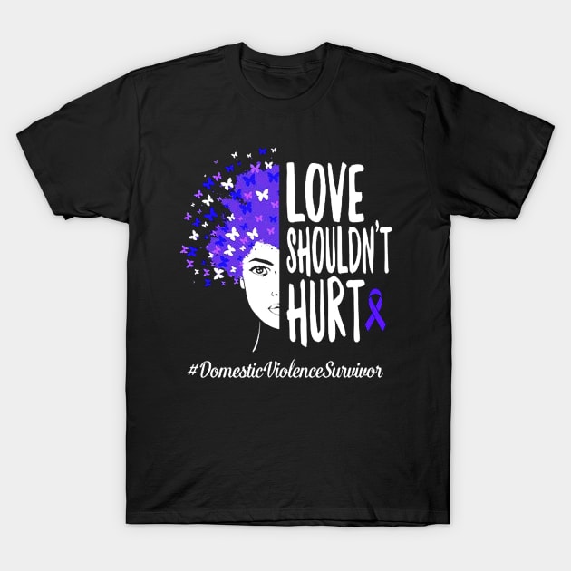 Domestic Violence Survivor T-Shirt by eraillustrationart